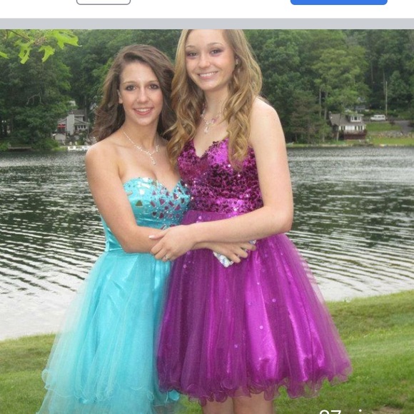 Blue jovani dress - Picture 1 of 2